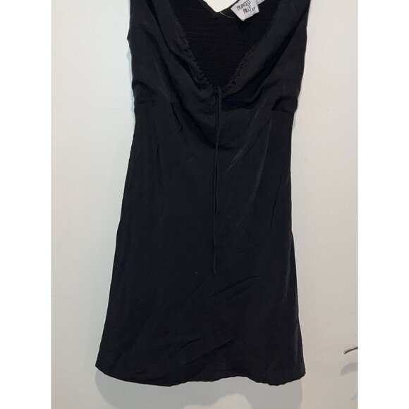 Princess Polly Y2K Slip Babydooll  V-Neck Smocked Back Mini Dress Women's 4 - Picture 3 of 8